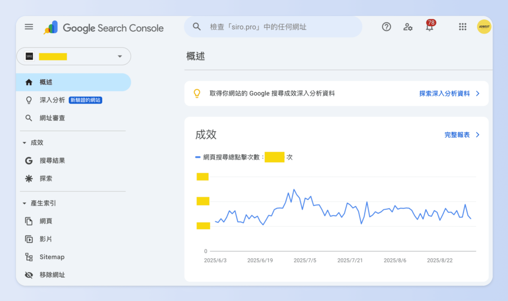 Google Search Console提供第一手SEO數據