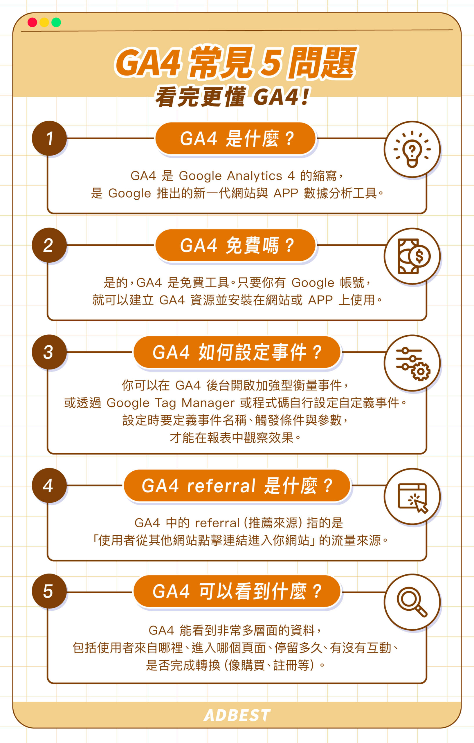 GA4 常見 5 問題:看完更懂 GA4!