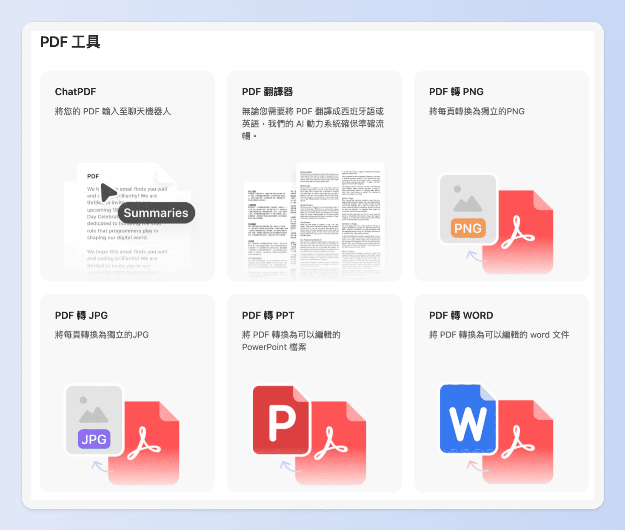 Monica 功能介紹：PDF 工具支援轉檔或掃描
