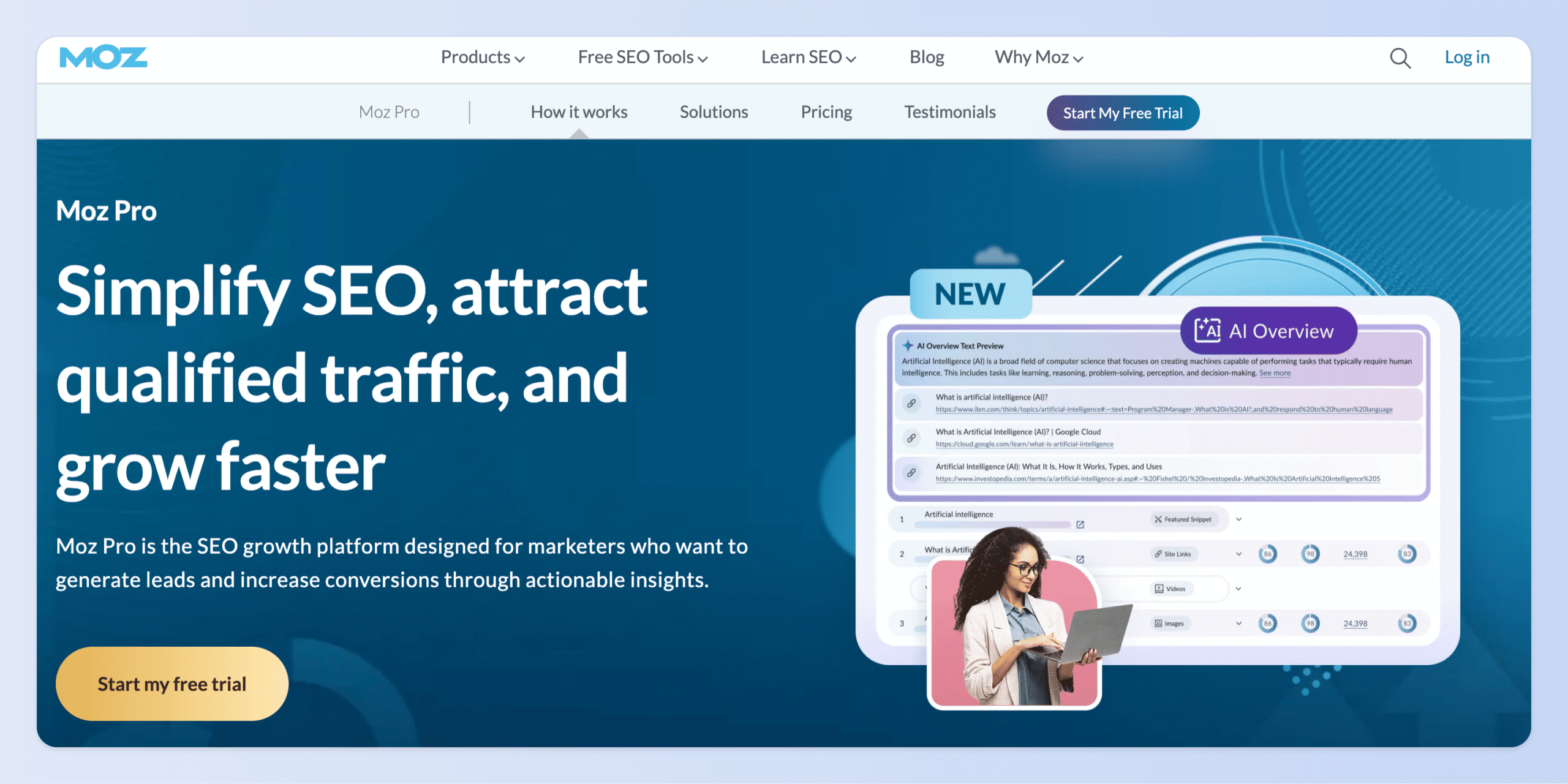 Moz從一開始分享SEO技巧的部落格一路發展到開發自己的SEO工具